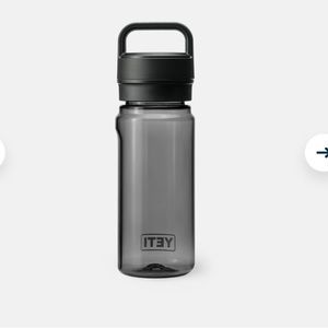 NEW - YETI YONDER 600 ML / 20 OZ WATER BOTTLE WITH YONDER CHUG CAP - Black